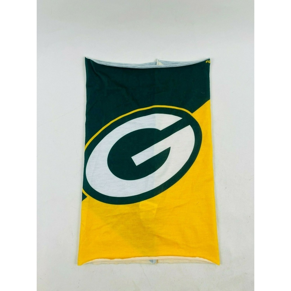 FOCO Green Bay Packers Neck Gaiter NFL Green Yellow Unisex One Size
